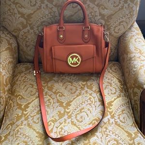 Orange Michael Kors bag